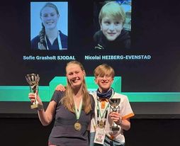 Nicolai Heiberg - Evenstad og Sofie Sjødal tok Gull i Em for mix par